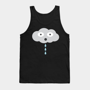 Surprised Rain Cloud Tank Top